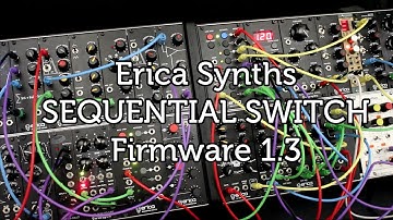 Erica Synths Sequential Switch Firmware 1.3 demo
