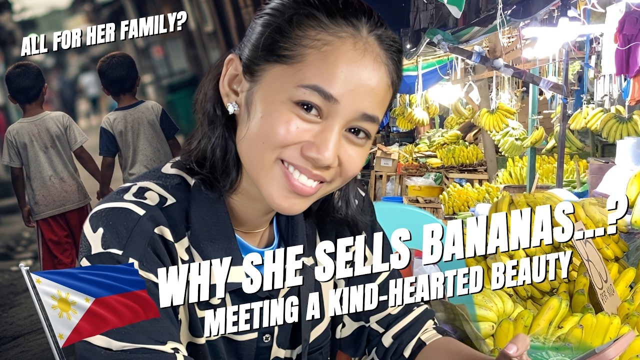 🇵🇭Interview with a Young Filipina Selling Bananas to Support Her Family | Street Interview in Cebu