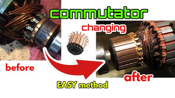 commutator changing | how to change armature commutator #motorrewinding  #armature  #powertools
