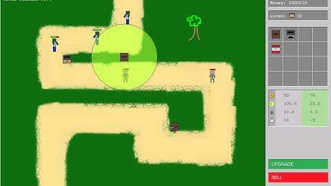 Tower Defence Test 3 (Now with GUI!)