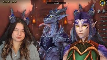 [ASMR] Dracthyr Evoker Character Creation | World of Warcraft