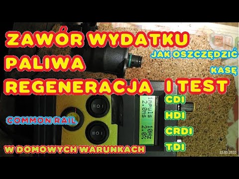 EXPERT REGENERACJA TEST ZAWORU WYDATKU PALIWA REGULATOR PRESSURE VALVE BOSCH COMMON RAIL REPAIR 2020