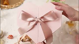 Heart shaped gift box
