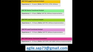 #shorts | SAP Functional Module Jobs | Senior & Lead Roles Hiring NOW