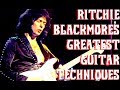 RITCHIE BLACKMORE's 26 GREATEST Guitar Techniques!