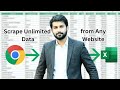 How to Scrape Unlimited Data from Any Website for Free | Instant Data Scraper Chrome Extension