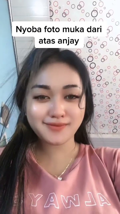 video tiktok yang lagi viral, nyobain photo muka dari atas Anjay Pisan #shorts