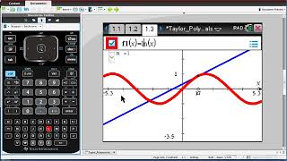 Taylor Polynomials on the TI-Nspire CX CAS Graphing Calculator
