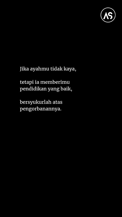 Jika ayahmu tidak kaya,