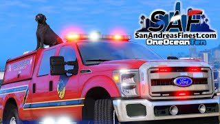 SA'F #143 - Fire Dog Gets A Name! | GTA V RP SA'F #143 - Fire Dog Gets A Name! | GTA V RP
