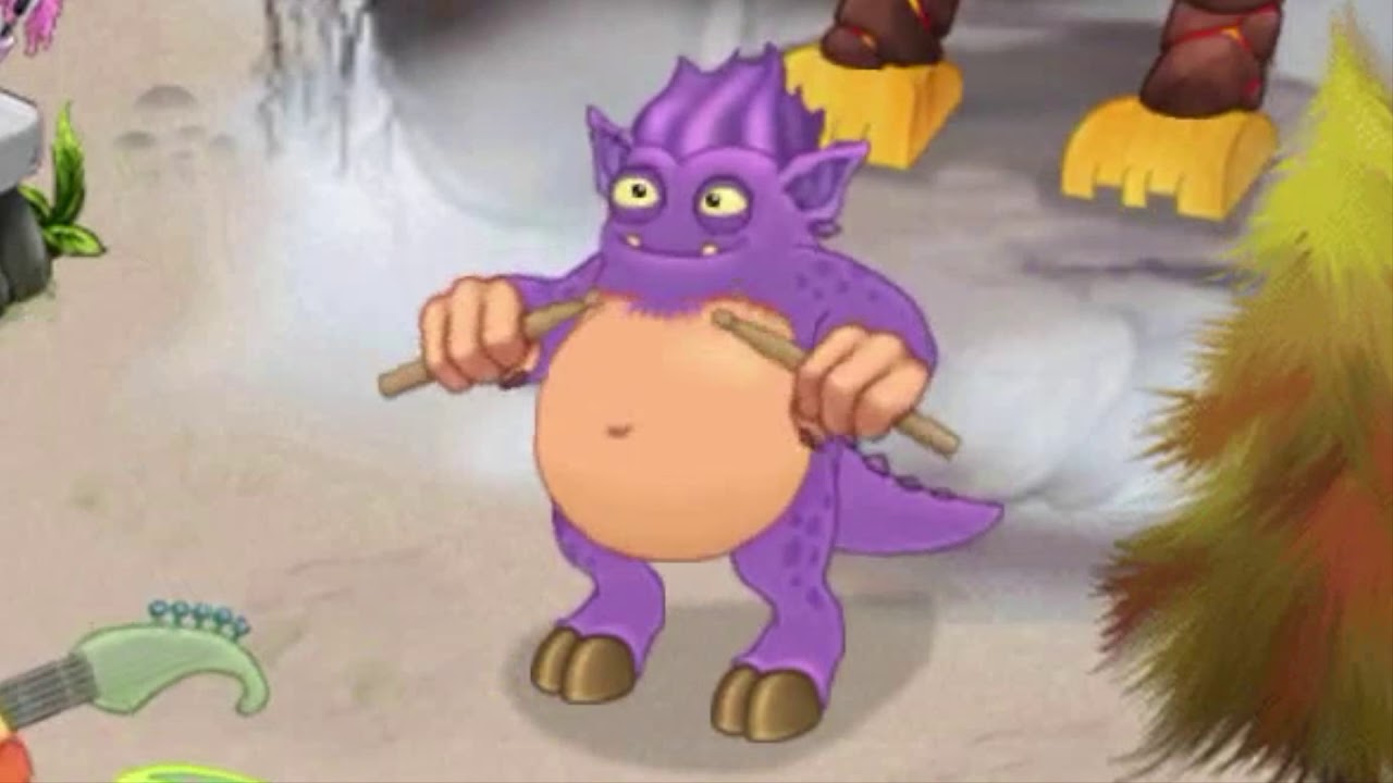 my singing monsters dawn of fire apk My Singing Monsters: C/K - Purple Drumpler (Animation) (Variation)