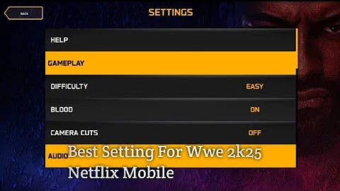 Best Setting For Wwe 2k25 Netflix Mobile | Wwe 2k25 Mobile Best Setting For No Lag | Game Is Life