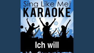 Ich will (Karaoke Version With Guide Melody) (Originally Performed By Rammstein) screenshot 5
