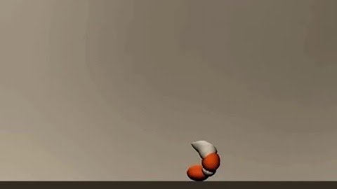 Bouncing Ball with Tail Maya 3D