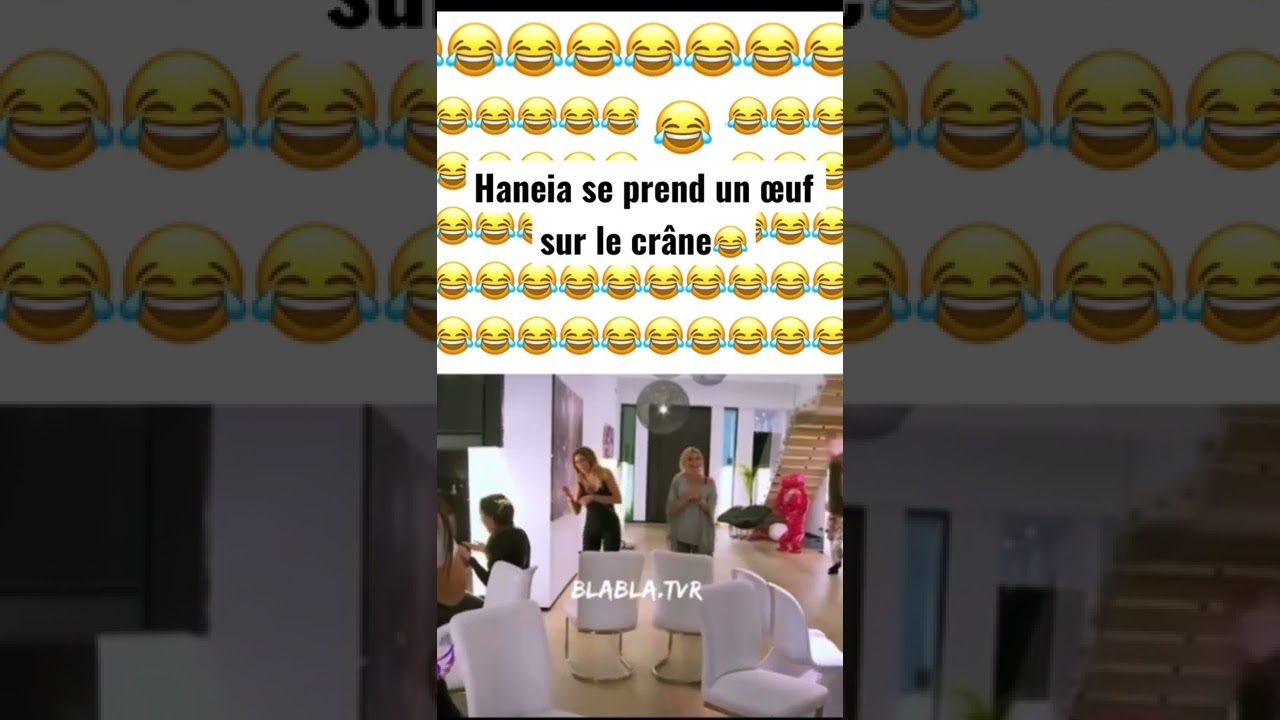 Haneia se prend un œuf sur le crâne 😂