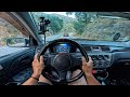 RAW 560WHP Mitsubishi EVO POV Canyon Drive!!