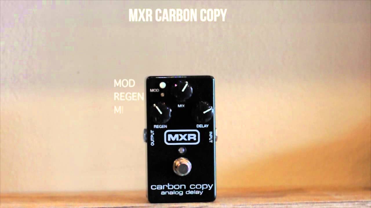 Pedal Gear da Garagem - MXR Carbon Copy