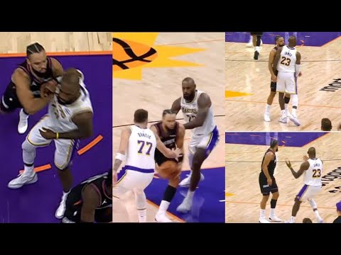 Dillon Brooks gets in LeBron's face after clutch 3 and is ejected then ...