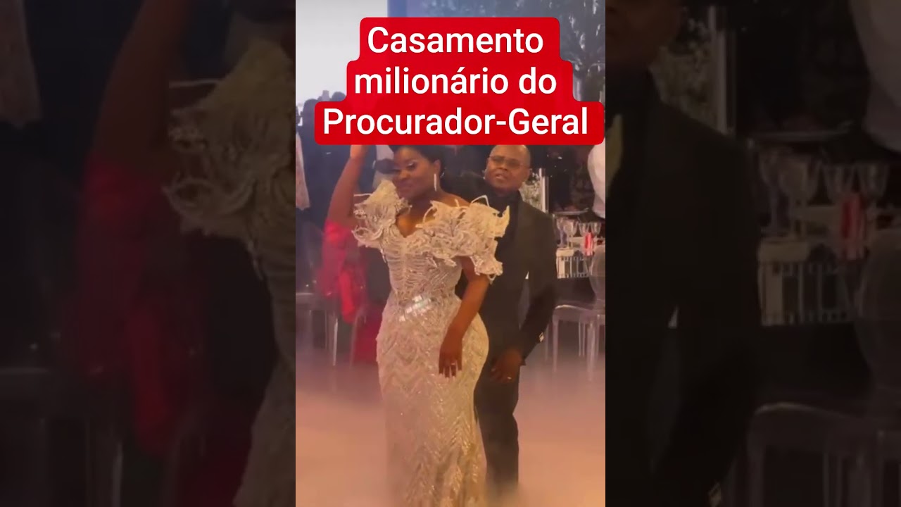 Casamento milionário do Procurador-Geral Américo Letela em Maputo, avaliado em 15 milhões Moçambique