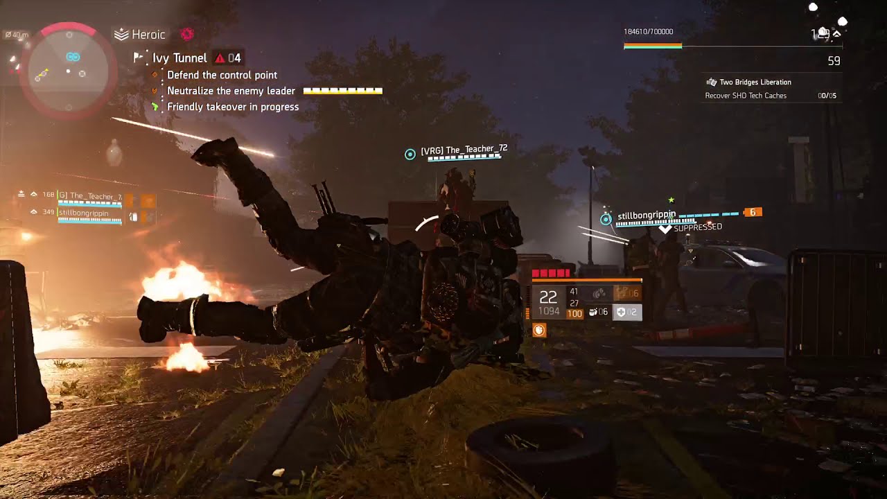 The Division 2: Alert level 4 Ivy Tunnel control point takeover!