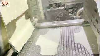 Meat Spring Roll Making Machine Testing Video for Customer in USA