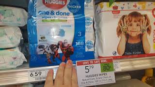 Huggies Wipes 168 To 216 Ct. 3.29 At Publix