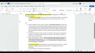 Unit 2 Writing Assignment Overview
