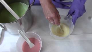 Making Pearberry Soap