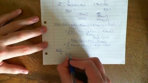 The Fundamental Theorem of Calculus Part 1