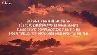 Miénteme - María Becerra, Tini (Letra/Lyrics)