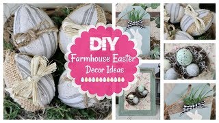 DIY Farmhouse Easter Decor | 3 EASY & AFFORDABLE Projects