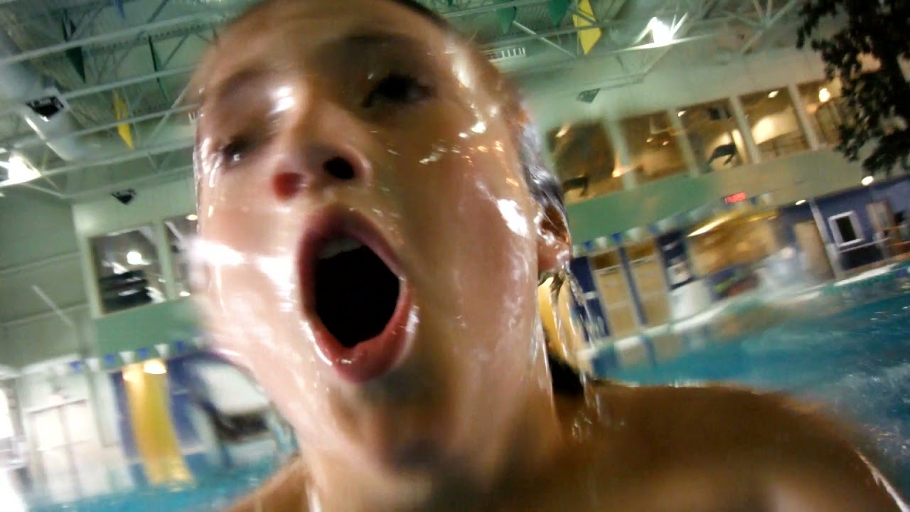 Jaxon and Clayton doing the high dives