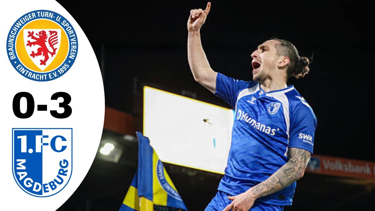 Eintracht Braunschweig VS FC Magdeburg 0-3 Highlights | 2. Bundesliga 2026