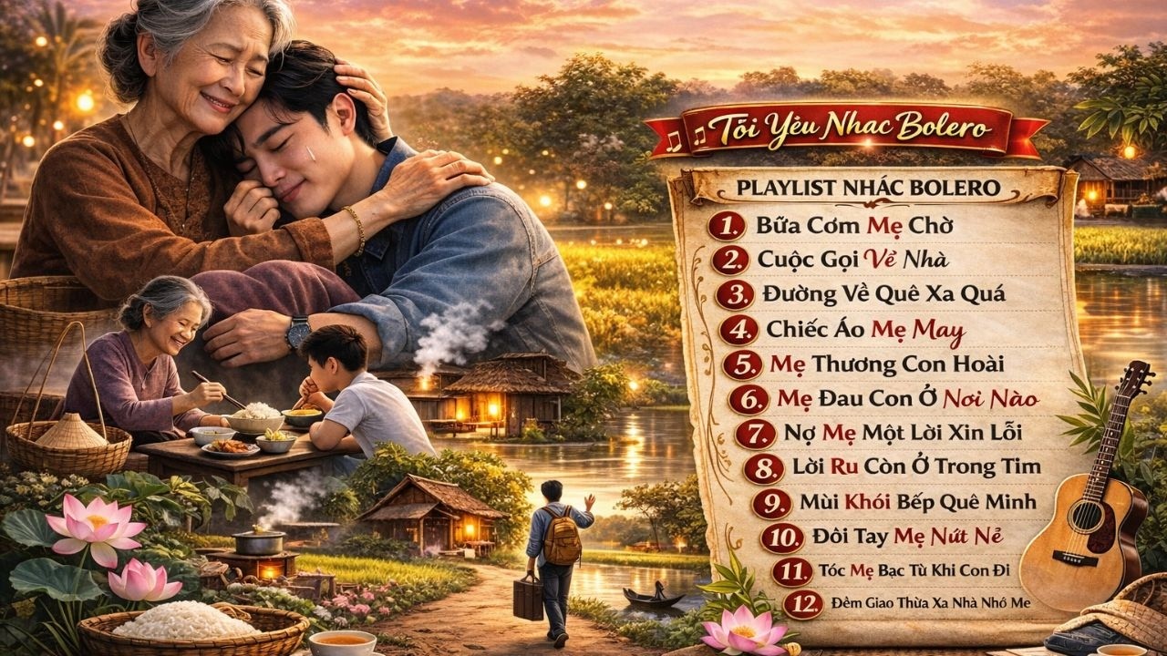 Playlist Bolero Về Mẹ - Đạo hiếu  l Chạm tim đêm khuya l Bật nghe để nhẹ lòng l Tôi Yêu Nhạc Bolero