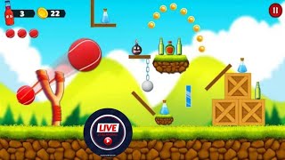 Knokdown bottle game /Angry Bird gaming/papa ji gaming Angry Bird game screenshot 3