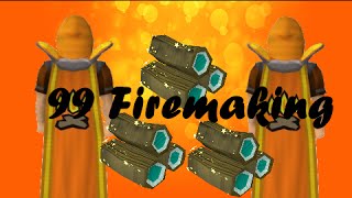 Getting 99 Firemaking on Runescape