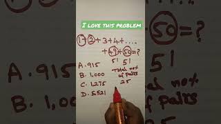 Adding consecutive numbers math 🧮 trick problems | Algebra #mathhack #maths #math #shorts