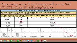 P-Card AP Accrual Field Training