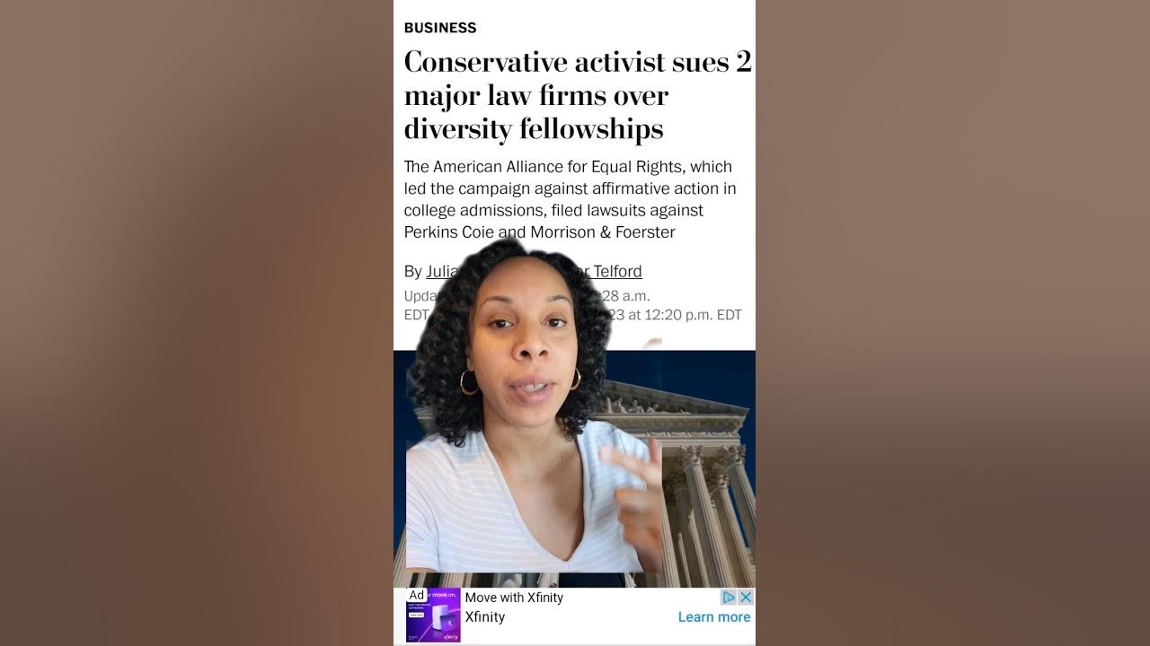 EDWARD BLUM SUES 2 LAW FIRMS FOR DIVERSITY FELLOWSHIPS AFTER HISTORIC