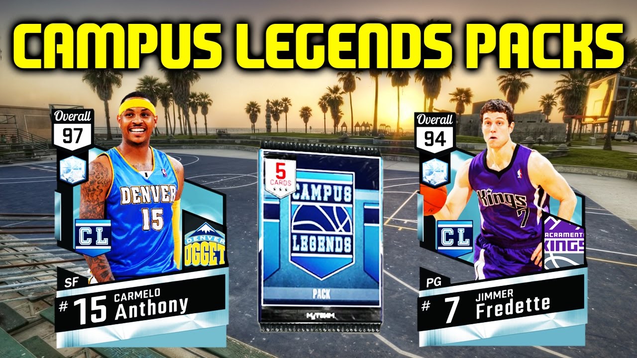 CAMPUS LEGENDS PACK OPENING! DIAMOND MELO AND JIMMER! NBA 2K17 MYTEAM PACK OPENING