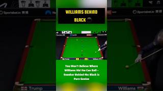 Watch Mark Williams Trap His Opponent with a Brilliant Snooker Behind the Black Ball 👀🏆