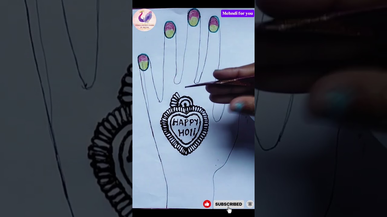 Holi special mehndi designs 2026HHappy holi to all🥰🥰