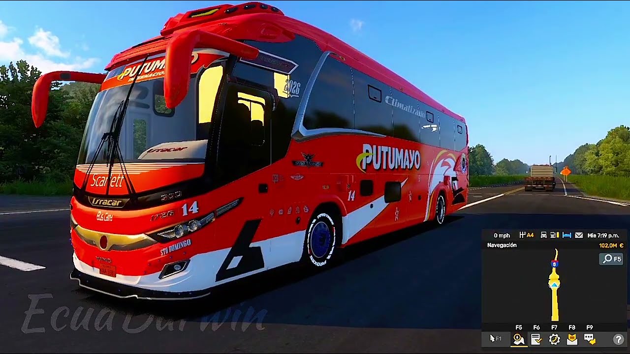Bus Ecuatoriano Cooperativa Putumayo (Mapa ATS)