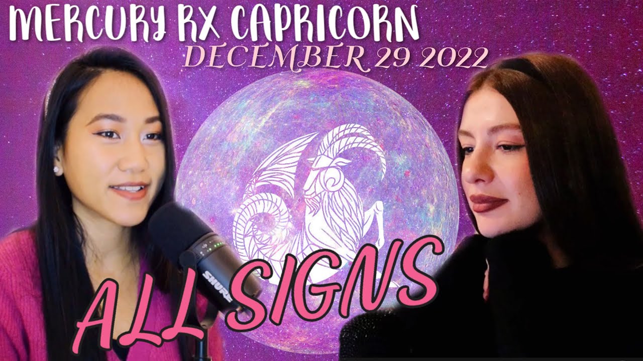 Mercury Retrograde Capricorn DECEMBER 2022 ALL SIGNS: BE LIKE WATER AND PLAN YOUR BIG PROJECTS 🌊♑