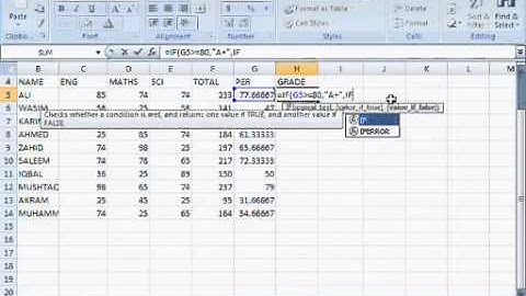 3  MS Excel 2007 Urdu Video Class 3 BY ALI RAZA 016 8155736