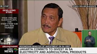 Indonesia commits to invest in energy, agriculture in South Africa