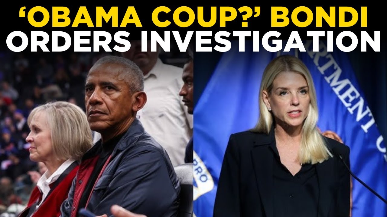 Obama News LIVE | ‘Obama Coup’ Case Advances As Pam Bondi Orders Legal Action | US News LIVE