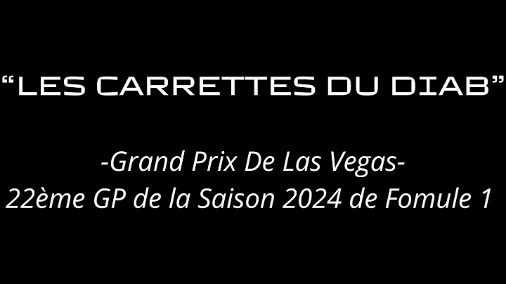 Résumé du Grand Prix de Las Vegas 2024