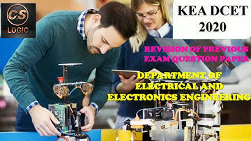 #DCET #EEE KEA DIPLOMA CET-2020 | REVISION OF PREVIOUS QUESTION PAPER | 2018 | EEE | SESSION-1