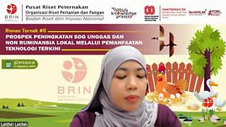 Webinar Risnov Ternak #6“Prospek Peningkatan SDG Unggas dan Non Ruminansia Lokal melalui Pemanfaatan